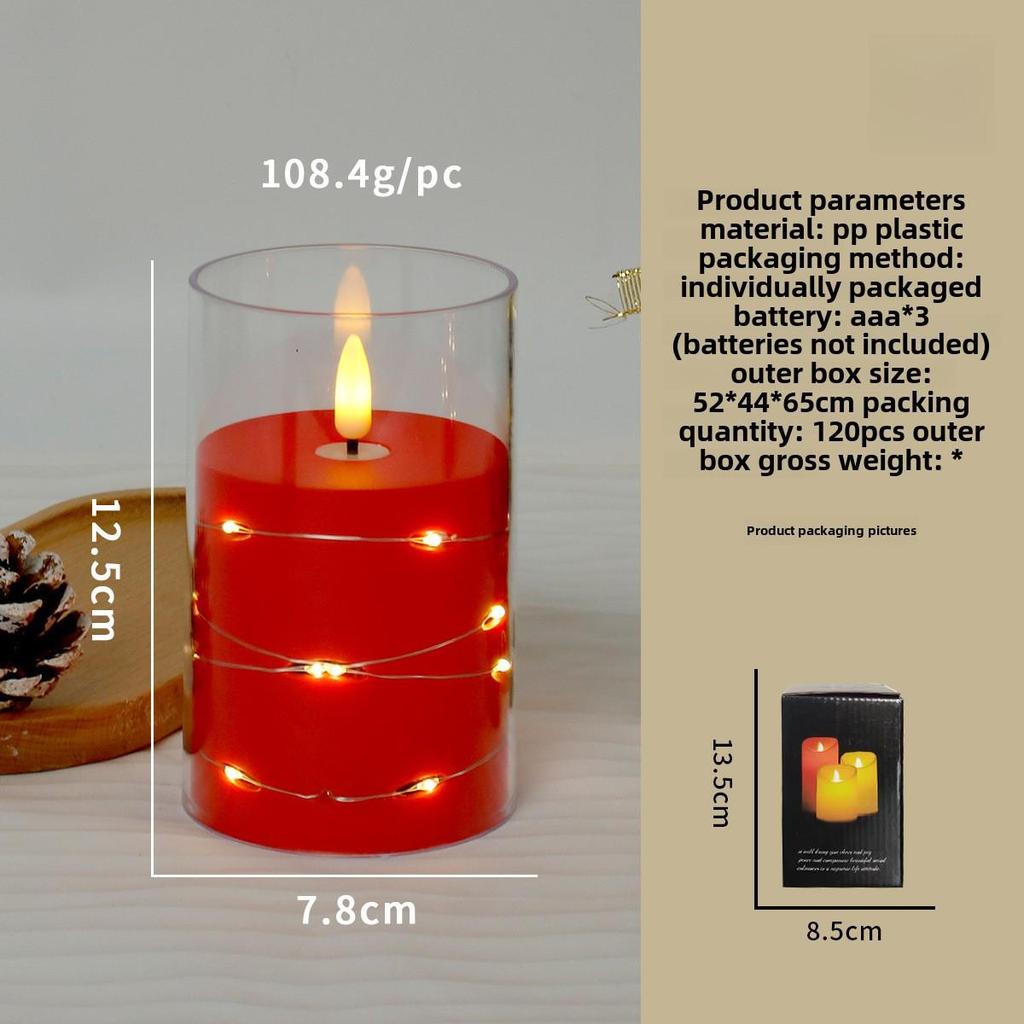 "LED Remote Control Candle Lights for Weddings, Birthdays, Parties & Concerts - Electronic ABS Simulation String Light Decoration"