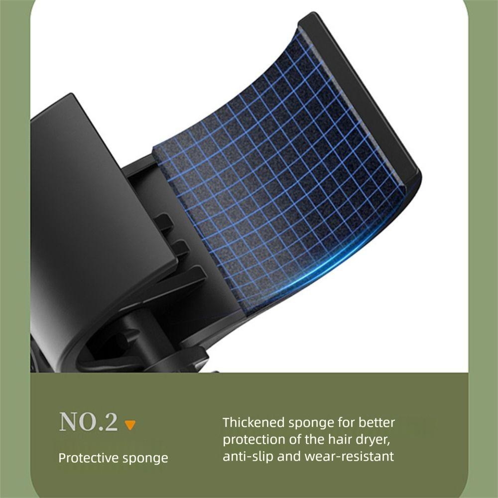 Adjustable Height Vertical Hair Dryer Holder Telescopic Universal Hairdryer Storage Rack Pet