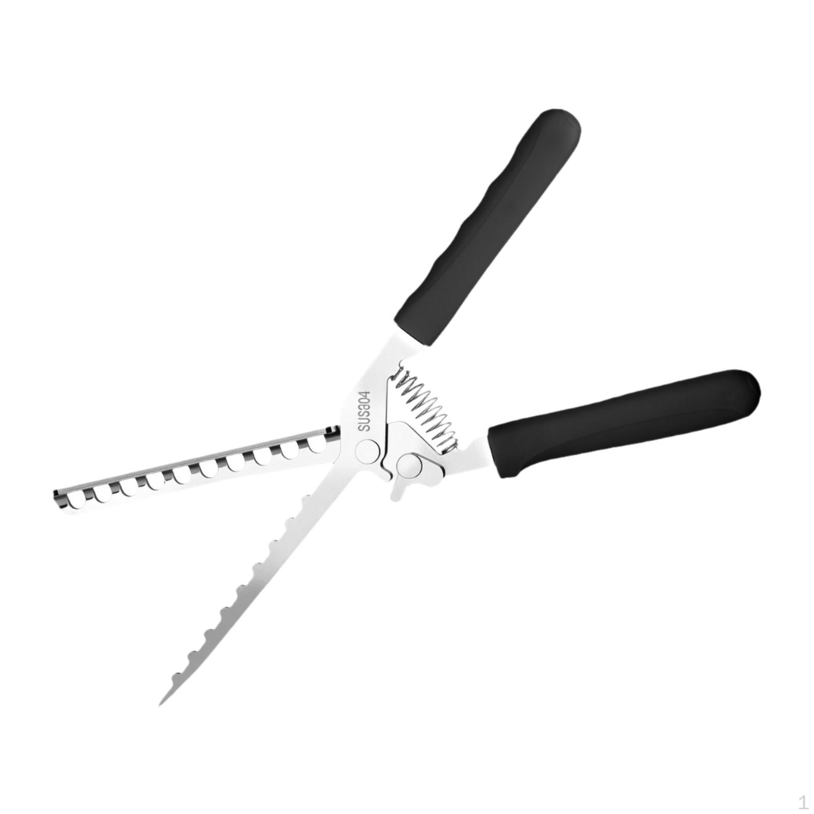 

Barbecue Rib Removal Tool, Non-Slip Handle, Steel, Ideal for Home Kitchen. чорний
