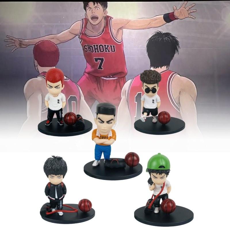 The 5pcs First Slam Dunk Role Pvc Toy Model Desktop Decoration Gift Christmas