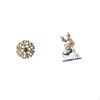 Rustic Scenic Wrought Iron Clown Sculpture Wall Art Figurine Statue Plaque 3D Hanging Pendants