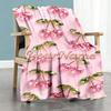 Rose Customize Your Name Blanket Cozy Personalized Blanket Soft Warm Cozy Versatile for Home Decor Nap Chair Bed Ideal for All Seasons