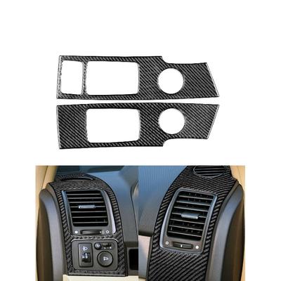 Embellecedor de Panel de Salida de Aire Lateral de Coche de Fibra de Carbono para Honda CRV CR-V 2007 2008 2009 2010 2011 Accesorios de Interior de Coche