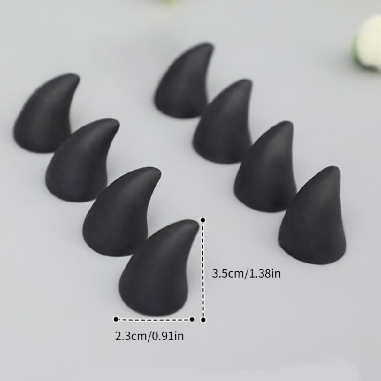 Set of 8 Artificial Animal Nail Comfortable Wear Resin Creature Talon Accessory