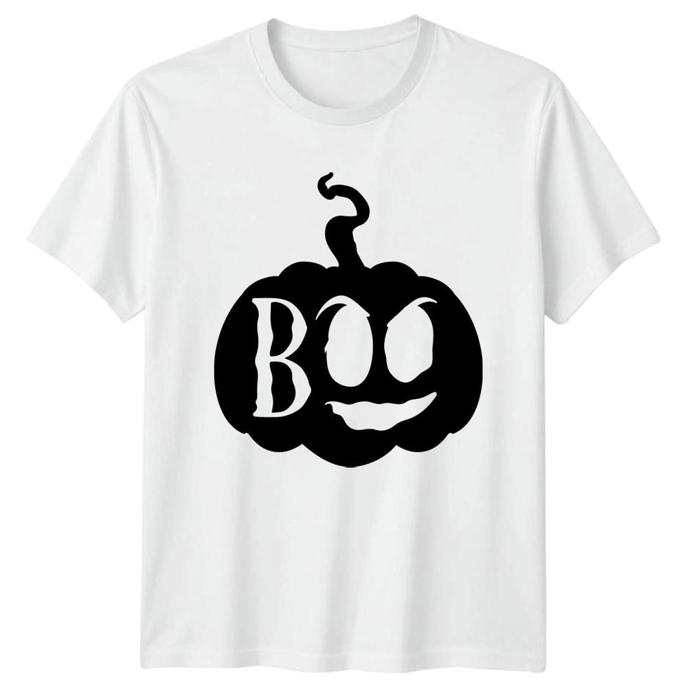 Boo Pumpkin Unisex TShirt Halloween JackoLantern Gift For Him And Her S