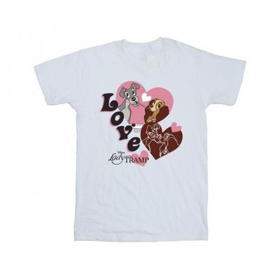 Lady And The Tramp Girls Spaghetti Love Cotton T-Shirt