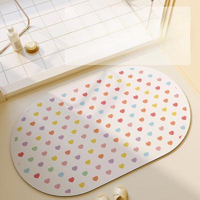 Alfombrilla Absorbente para Baño Air Cremoso Avanzado Alfombrilla de Suelo de Barro Diatomeas para Puerta de Baño Alfombrilla de Suelo Secado Rápido Antideslizante Alfombrilla para Pies Alfombrilla de Suelo