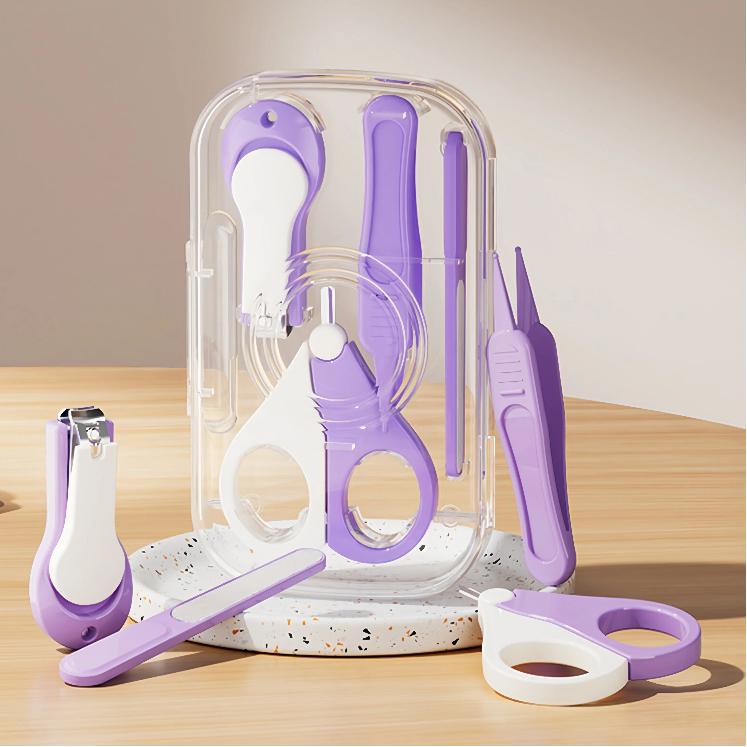 Baby Nail Clipper Set, Nail Scissors Specially For Newborn Babies, Children's Nail File And Scissors With Anti-Pinch Nail Clippers