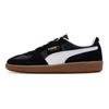 Puma Palermo Fabric Cow Split Leather Casual Low-Top Sneakers Unisex sneakers Black White 399341-06