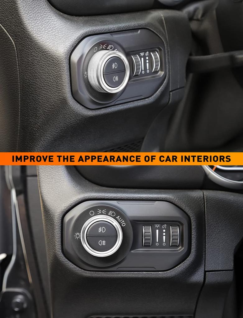 Savadicar Climate Control Panel Knob Trim Kit & Light Control