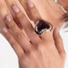 Adorable Finger Rings Party Accessories Heart Shape Adjustable Weddings Rings Alloy Texture for Fashion Casual Looks