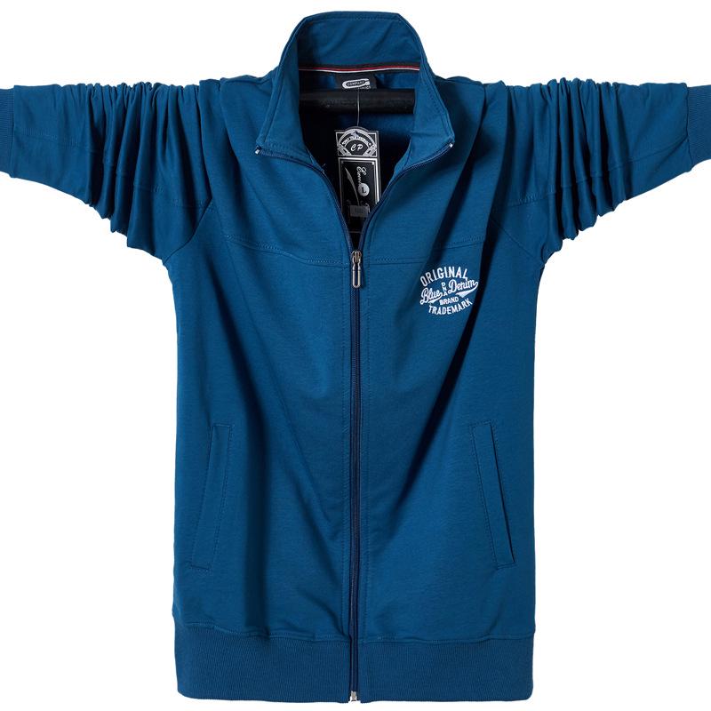 

Чоловіча весняно-осіння куртка для спорту на відкритому повітрі, тонка тонка дихаюча тепла толстовка для бігу на блискавці, великий розмір L-6XL для чоловіків XL