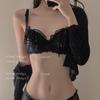 Girl Thin Model Pure To Lovely Sweet Sexy Lace Small Chest Gather No Underwire Underwear