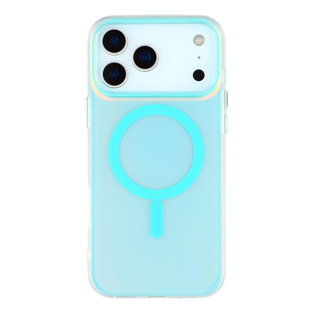 For iPhone 17 Pro Max Case Compatible with MagSafe TPU+PC Iridescent Aesthetic Phone Cover