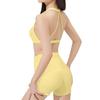 Women's Padded Sports Bra & Yoga Shorts Set