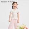 Balabala Baby Girl's Short Sleeve T-Shirt