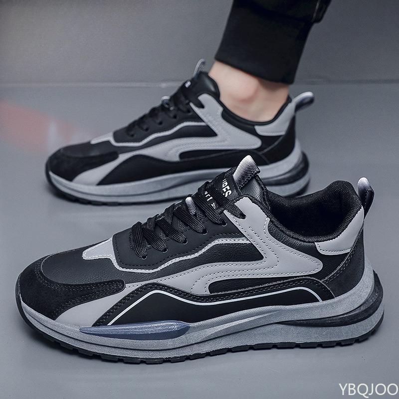 Fashion Spring New Breathable Casual Fashion Running Sneakers Trendy Versatile Thick Bottom Simple Comfortable Men's Trendy Shoes