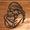 Whimsical Cat Silhouette Metal Wall Art, Iron Feline Decor & Gift for Cat Lovers