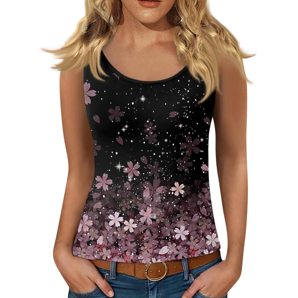 Women's Low-necked Sleeveless Vest U-neck T-shirt Suspenders