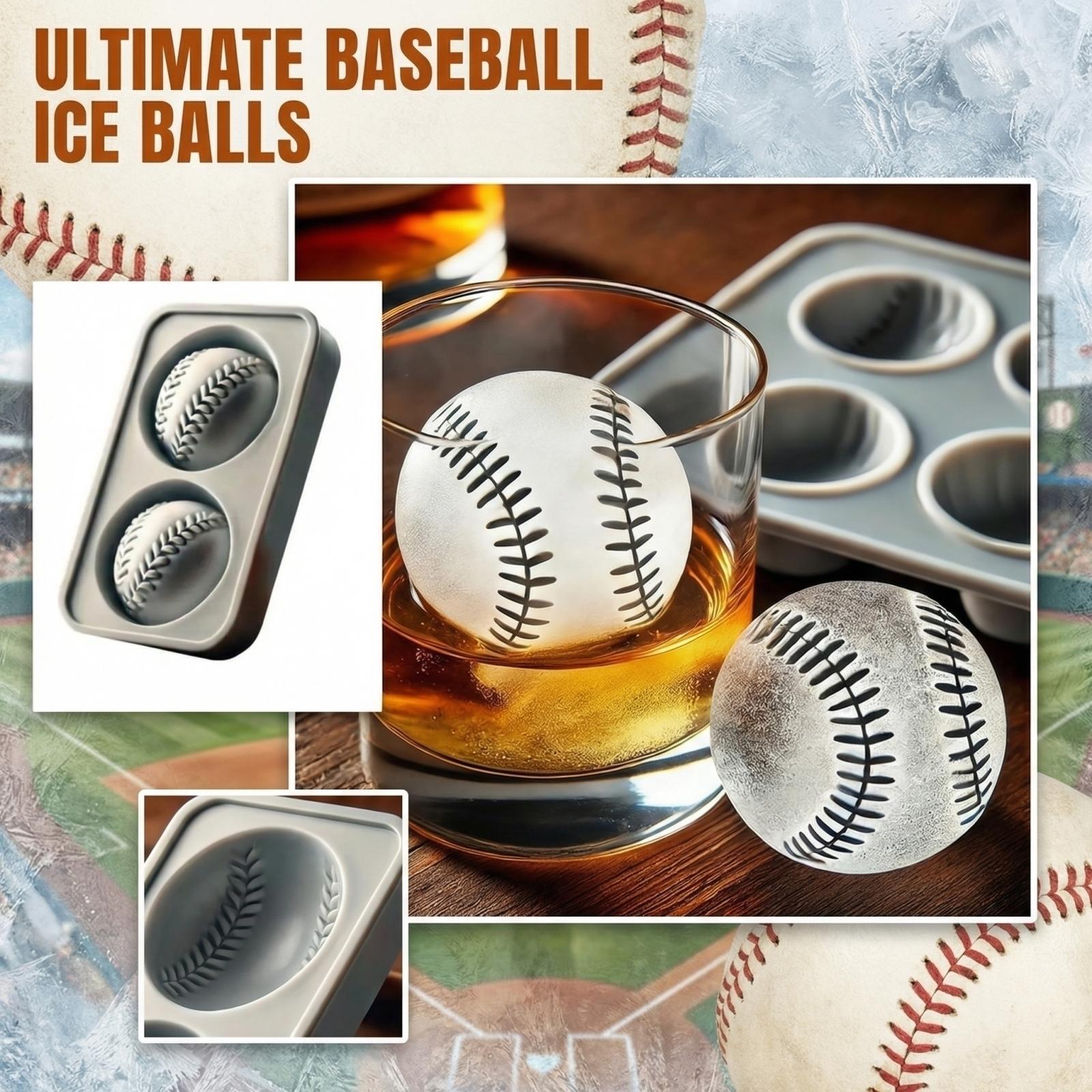 

Describe Kitchen Baseball Ice Mold Spherical Ice Tool One Size
