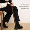 Beiyipin Long Handle Solid Wood Shoehorn