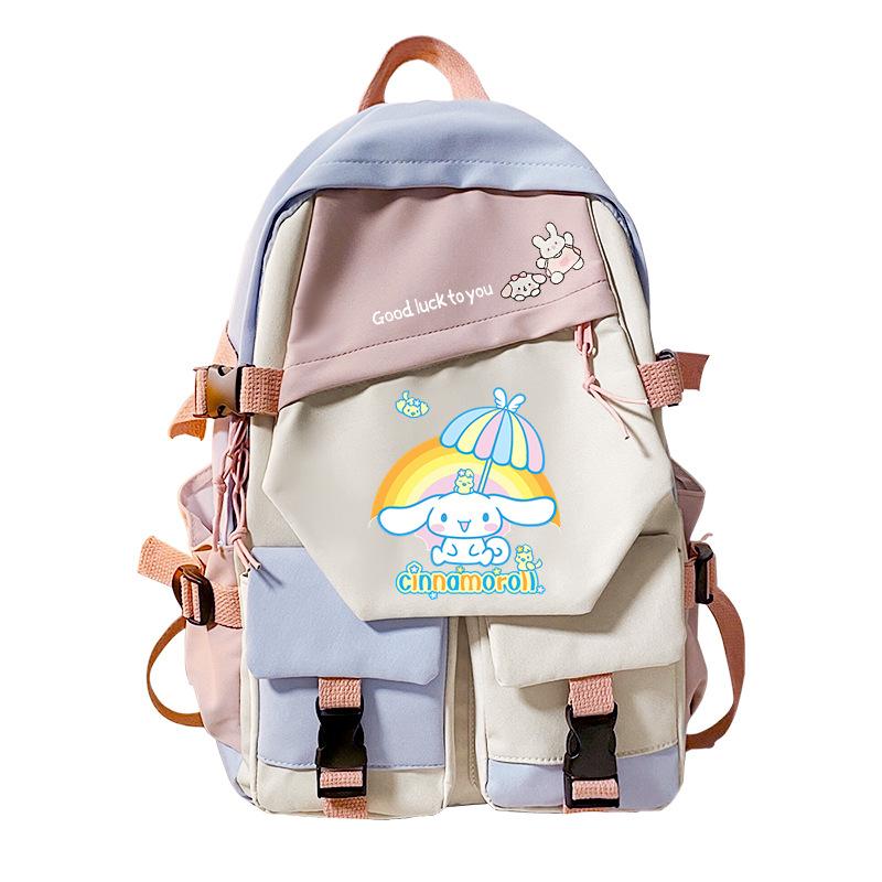 Cute Puppy Cartoon Printed Leisure Travel Bag, Primary And Secondary School Backpack