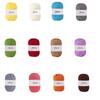 Kit de Ganchillo de 76 Piezas para Principiantes, Primer Kit de Ganchillo para Adultos con Ganchillos, Juego de Hilos para Tejer a Crochet, Instrucciones, Bolso, Accesorios y Suministros de Crochet