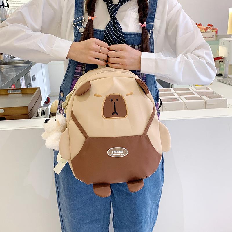 Schoolbag kindergarten schoolbag cute cartoon image Japanese ins lightweight burden reduction large capacity children's schoolbag backpack