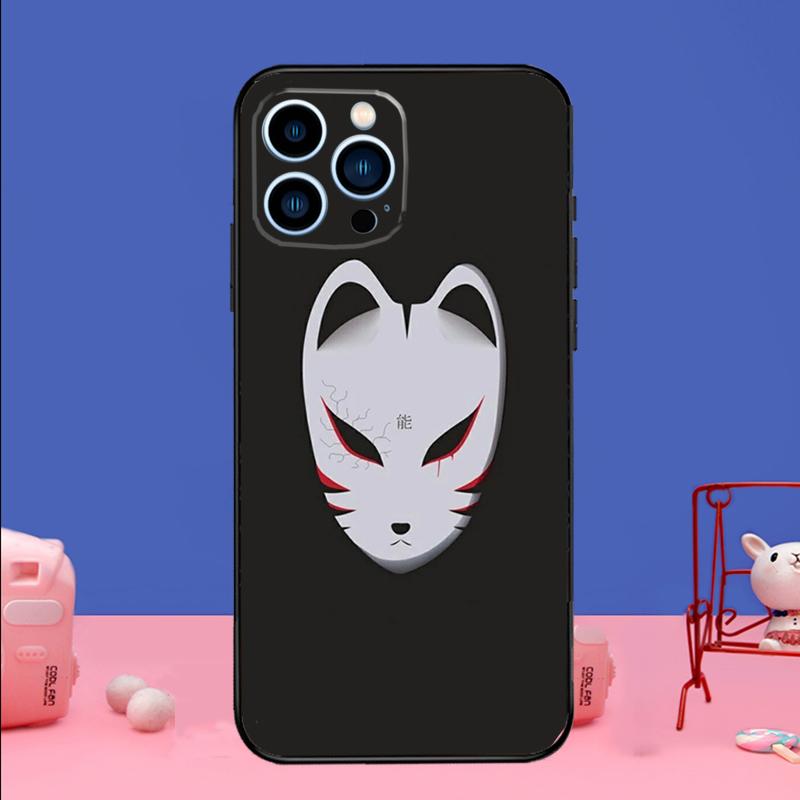 

Japanese Style Fox Phone Case For iPhone 17 Air 16 15 14 11 12 13 Pro Max 13 mini 15 16 Plus 16e Bumper Cover iPhone 13Pro MAX