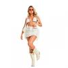 Missy Empire Womens/Ladies Distressed Crochet Mini Skirt