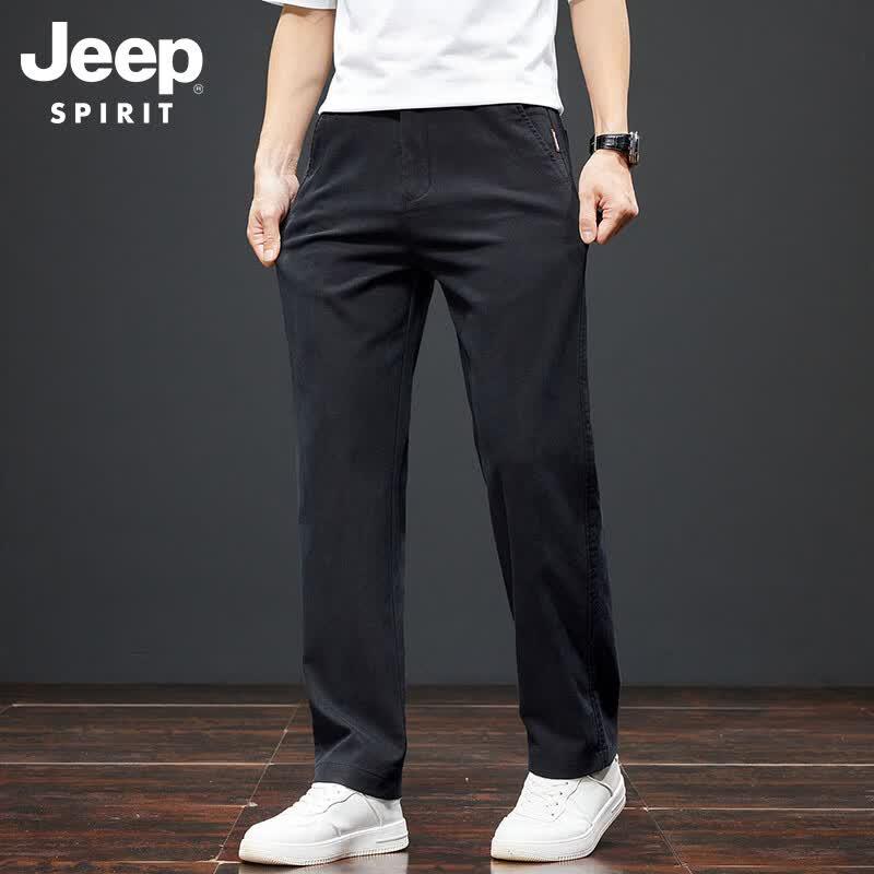 JEEP SPIRIT Men's Loose Straight Casual Business Pants