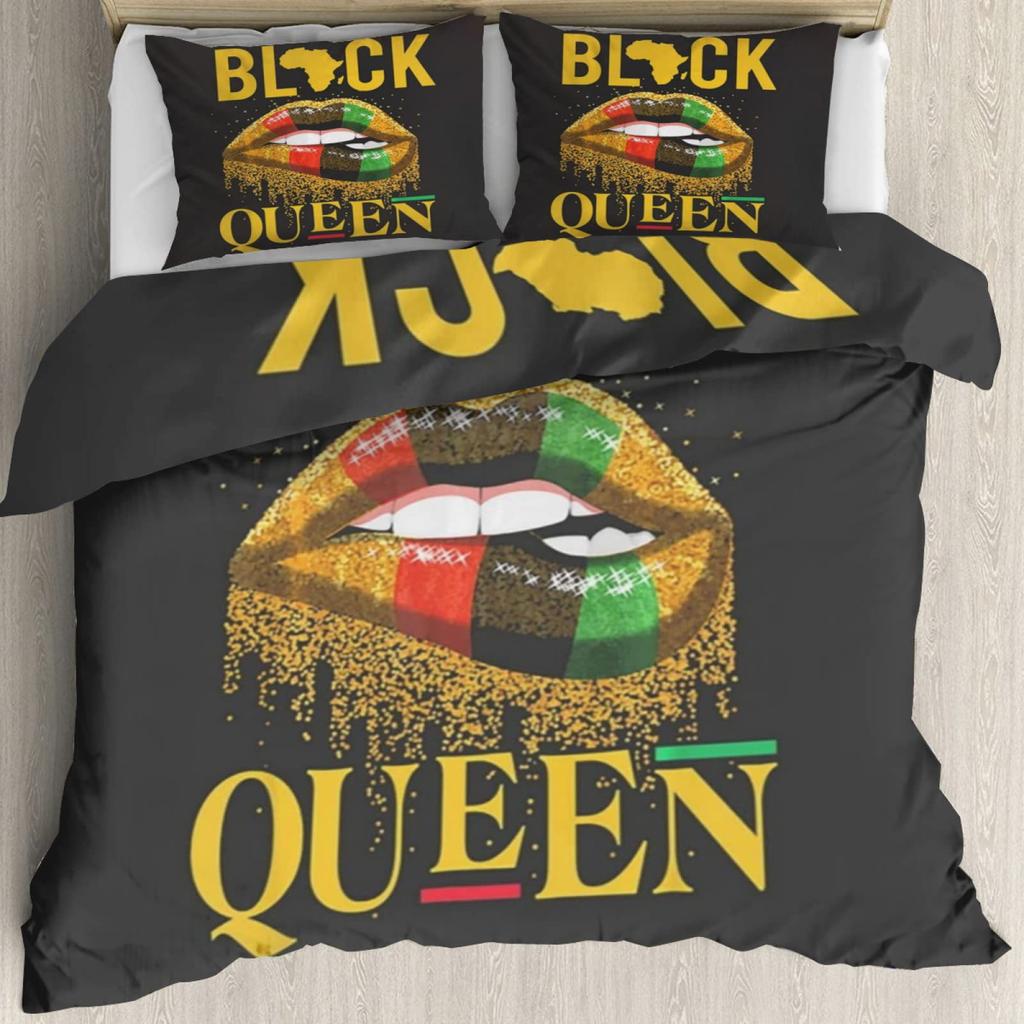Blackhistory Bedding Three-Piece Quilt Cover