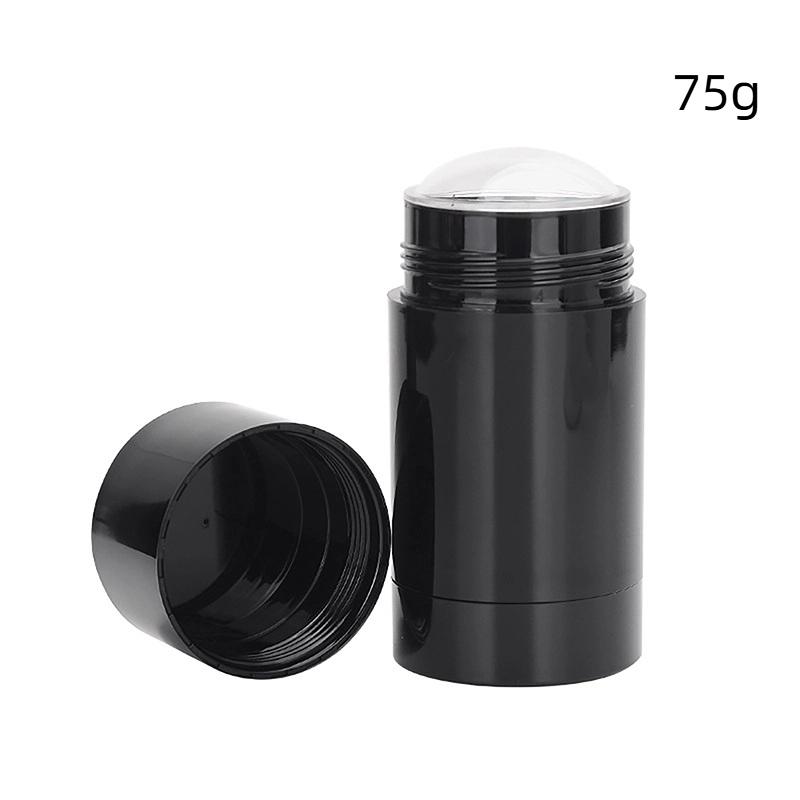 1 Pcs 40/75G Empty Balm Container Refillable Plastic Twist-Up Bottle For Diy Natural Crystal Deodorant Stick Cosmetics Tube