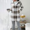 Women's Autumn/winter Lamb Cardigan Hooded Zipper Fleece Casual Coat