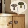 Classical Designs Drawer Handle Antique Finish Single Hole Pull Knob Single Hole Furniture Knob for Retro Home Styling