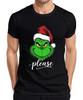 Grinch Please Christmas Gnome Funny Gift Xmas Grinch Unisexs Tshirt