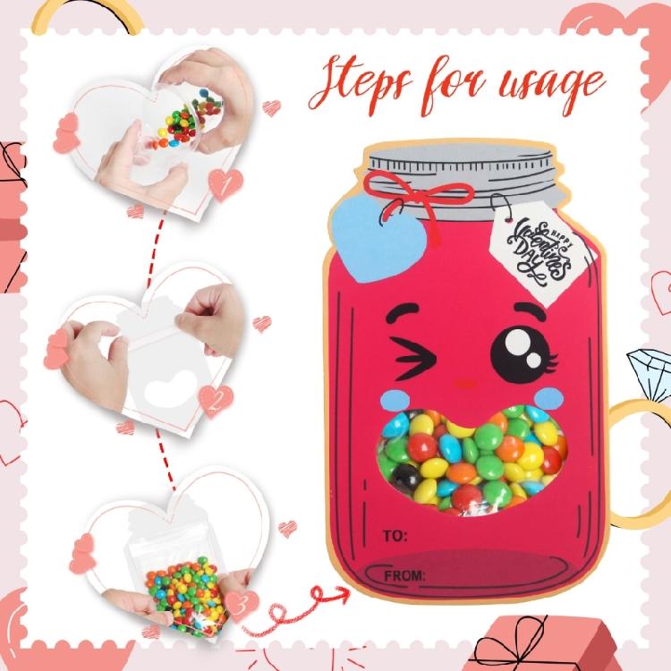 Party Favors Set Gift Exchange Glass Jar Cards And Candy Bags User Friendly Party Guest Gift For Guests Holiday Gift