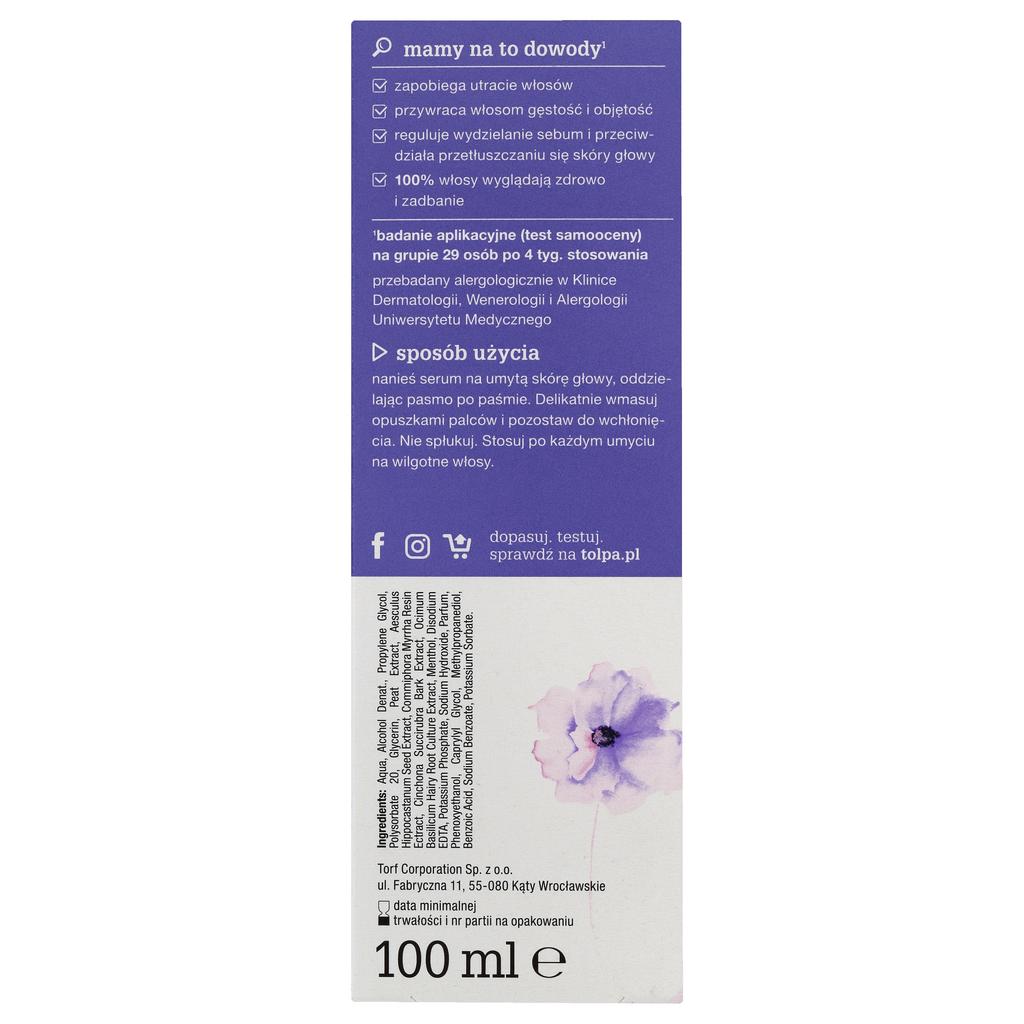 Tołpa Dermo Hair Loss. Hair Growth Stimulating Serum 100