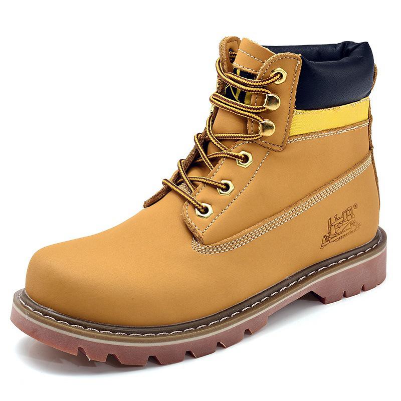 

Ботинки Martin средней высоты Cross-border CAT.HW Workwear: Зимняя спортивная обувь для мужчин и женщин 37 золотисто-желтый