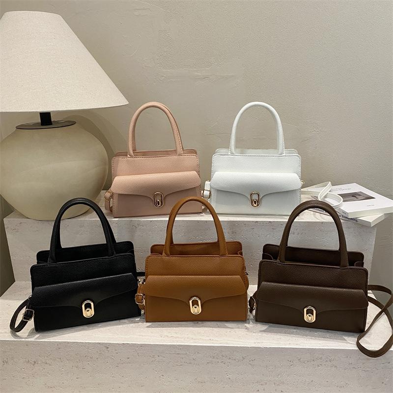 Handheld Small Square Bag, Trendy Shoulder Bag, Fashionable Commuter Cross-body Bag