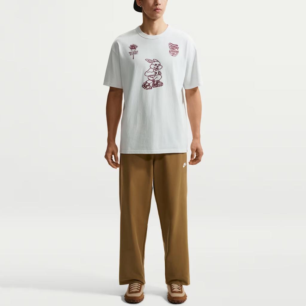Nike As M Nsw Tee Lse Pre Ess Lo Rt Print Comfortable Soft Round Neck Short Sleeve T-Shirt Men Tops IM3816-101
