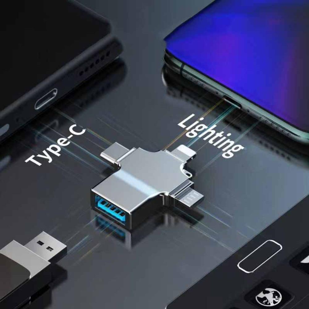 Micro USB 3 in 1 Otg Adapter USB 3.0 USB 3.0 OTG Adapter  For Phone/USB Drive/Laptop