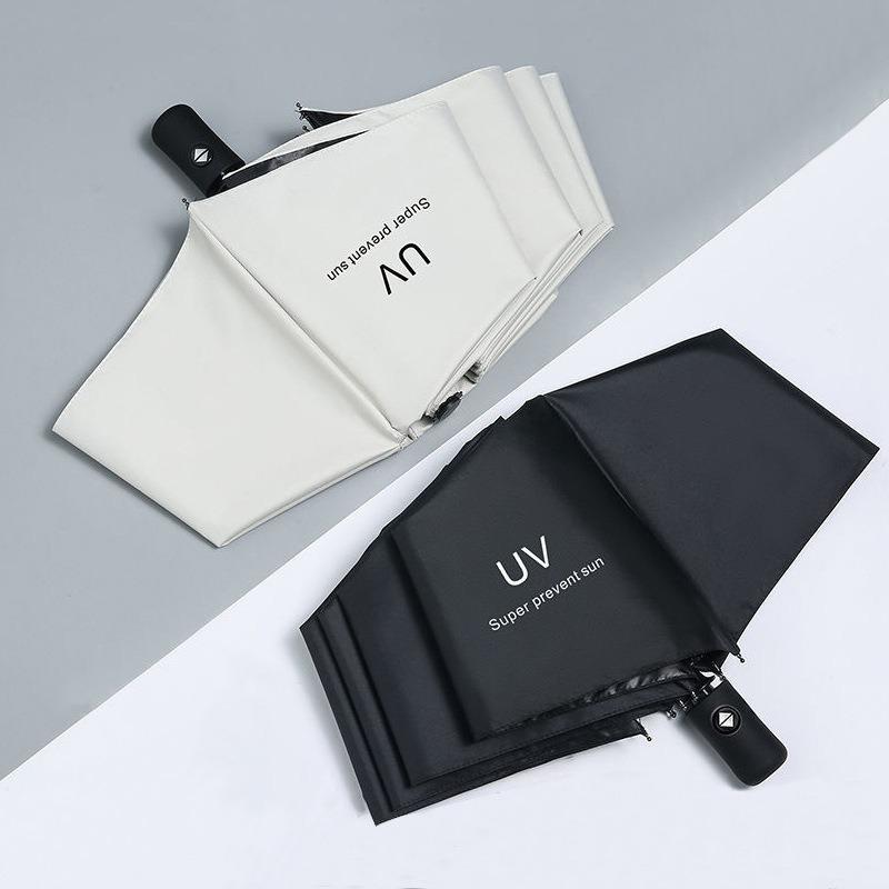 Automatic umbrella Male large double female weather and rain parasol Sunscreen umbrella UV protection advertising