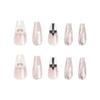 Pearl Love Nail Art Nail Pieces European and American Cross Nail Pieces False Nails French Nail Patches