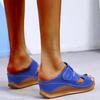 Sandalen Damenschuhe Plateau Schuhe mit offener Zehenpartie für Damen Keile Gladiator Damen Sandalen Schnalle Plateau Sandalen Chaussures Femme