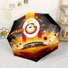 Galatasaray1 Personalized Name Umbrella Outdoor Automatic Umbrella Folding Umbrella with 8 Ribs Durable Plastic Iron for Outdoor Daily Use