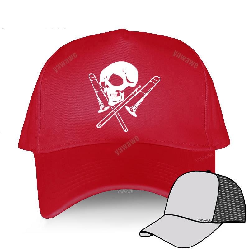 Neue Ankunft Solide Baseball Caps Männer sommer Atmungsaktive Golf Hut Schädel Und Posaune Teens Mode Marke Kappe weibliche freizeit Hüte