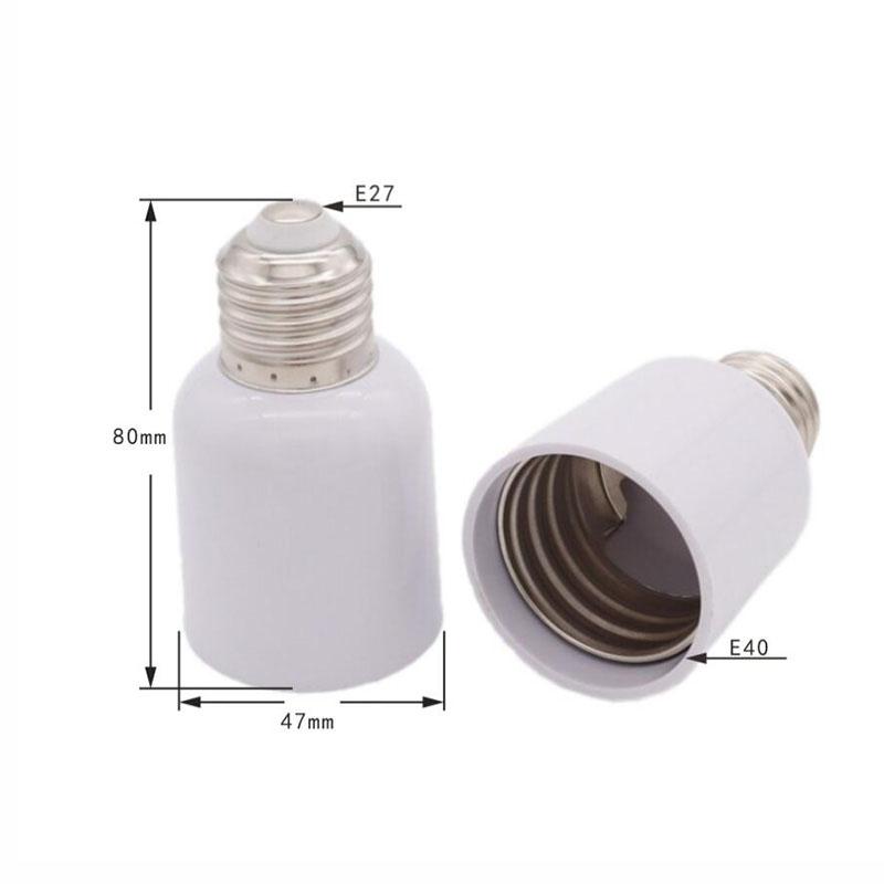 E27 To E40 Base Power Adapter Holder Led Lamp Bulb Socket LED CFL Halogen Lights Lamp Adapter Converter