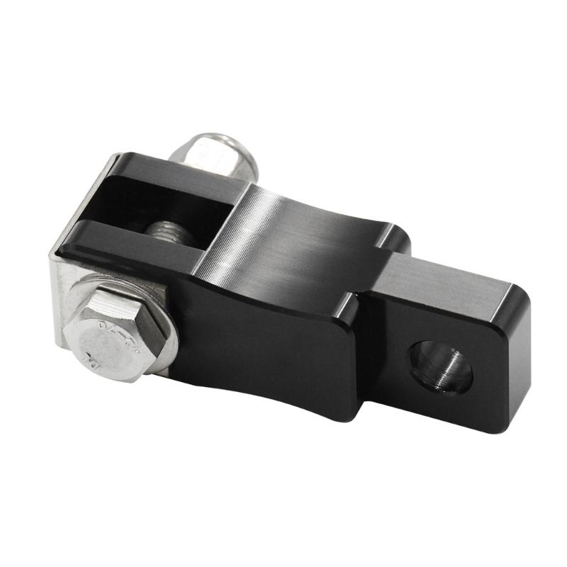 2" Billet Pedal Extender for Peterbilt 378 379 386 388 389 Aluminum Pedal Extension Truck Accessory Black/Silver