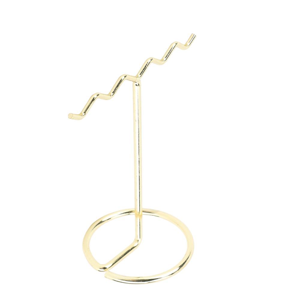 4pcs Electroplate Iron Jewelry Display Rack Earring Organizer Stand Store Counter Showcase